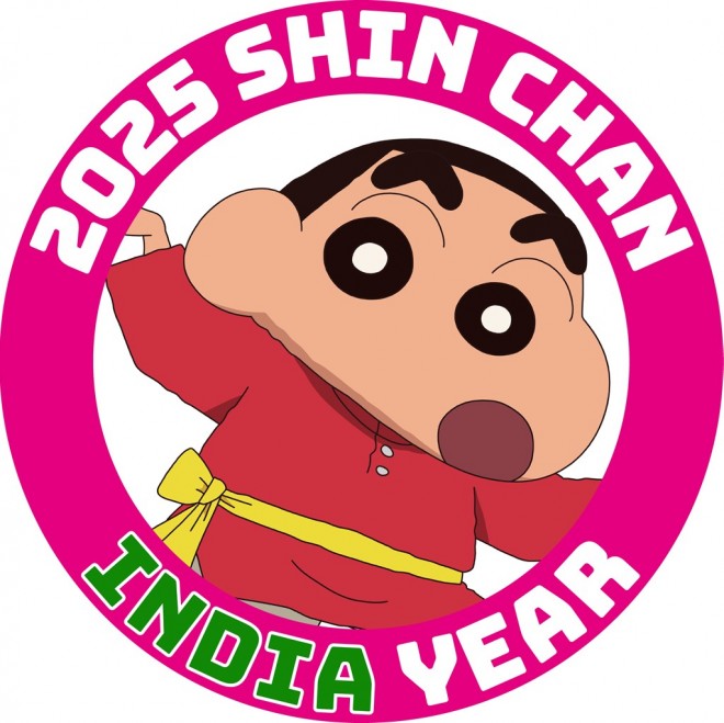 Crayon Shin-chan India Year logo